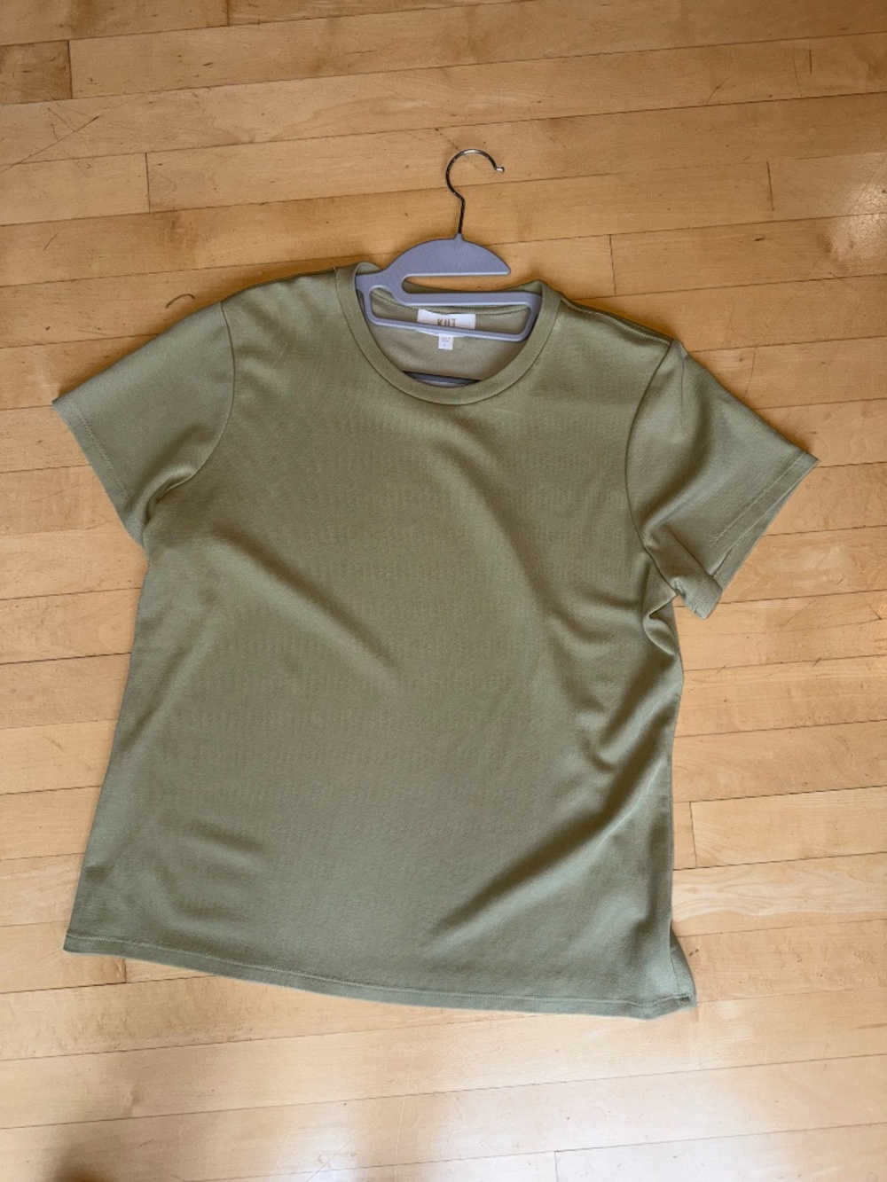 Kut from the Kloth Khaki green tee, L, CB2746 - Picture 2 of 3